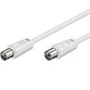 GOOBAY Cavo Antenna TV M/F 1,5 mt bianco