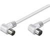 GOOBAY Cavo Antenna TV M/F 1,5 mt angolato 90&deg;