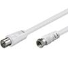 GOOBAY Cavo Antenna TV F/IEC M/F 1,5 mt