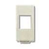 INTELLINET Adattatore Frutti RJ45 per Placca Compatibile con BTicino Luna Bianco