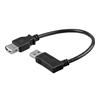 GOOBAY Cavo USB 2.0 A maschio angolato/A femmina 0,15 m