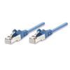 INTELLINET Cavo di rete Patch in rame Cat. 6A Blu SFTP 1 m