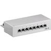 INTELLINET Pannello Patch 8 Porte Cat. 6 STP Grigio