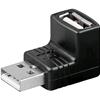 MANHATTAN Adattatore USB A maschio/A femmina 90&deg;