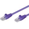 INTELLINET Cavo di rete Patch CCA Cat. 6 Viola UTP 2 m