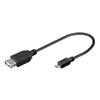 GOOBAY Cavo USB 2.0 A femmina/Micro B maschio 0.2 m