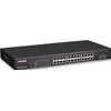 INTELLINET Switch 24 Porte PoE Web-Managed Gigabit Ethernet con 2 Porte SFP