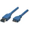 TECHLY Cavo USB 3.0 Superspeed A/Micro B 0,5 m