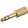 GOOBAY Adattatore audio stereo 6,35 mm a 3,5 mm metallo