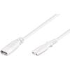 GOOBAY Cavo Prolunga di Alimentazione 2 poli C7/C8 2mt bianco