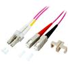 TECHLY PROFESSIONAL Cavo Fibra Ottica Multimodale OM4 SC/LC 50/125 3 m