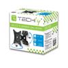 TECHLY Supporto a muro per TV LED LCD 13''-30'' full motion Nero
