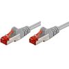 INTELLINET Cavo di rete Patch in rame Cat. 6 Grigio SFTP LSZH 2m